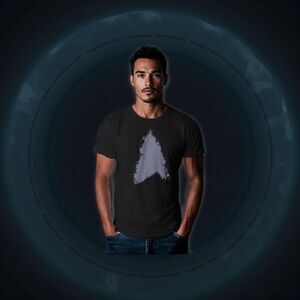 2013 Spectra Apparel Star Trek Into The Darkness Black/Gray T-Shirt Large #55